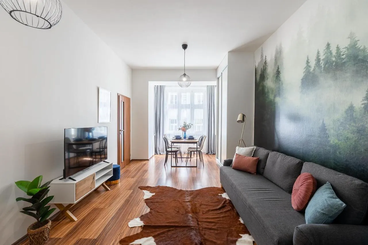 Apartament 10 Min City Centre 5 People Apartment, Free Coffee Praga